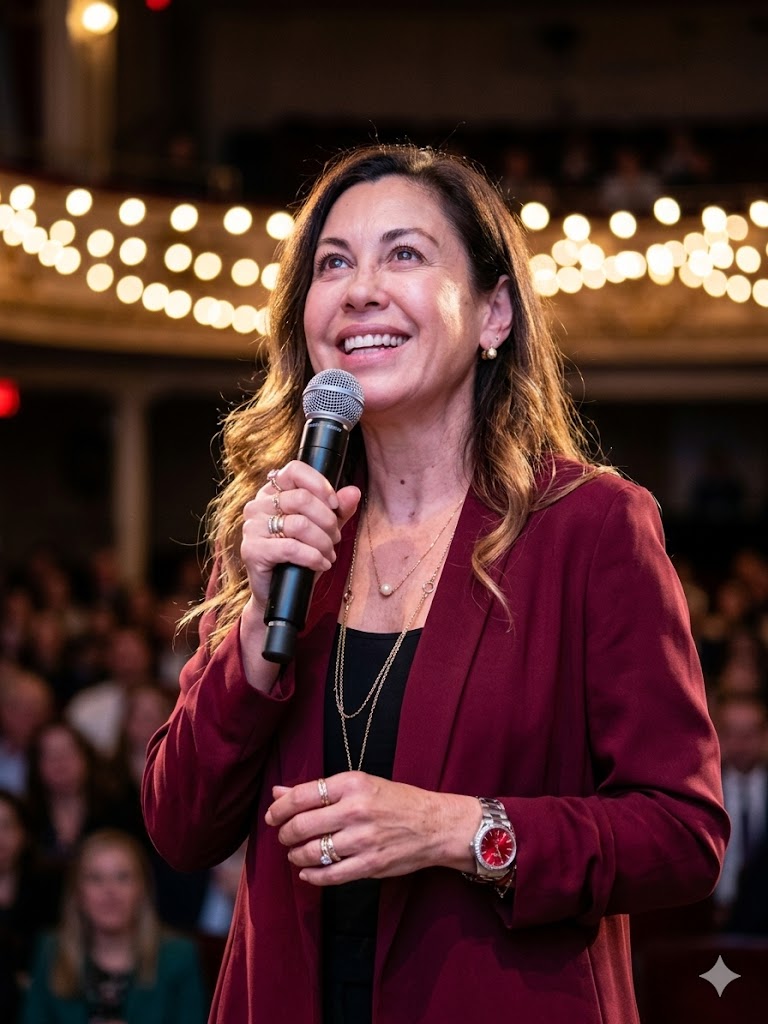 Ana Arias speaking